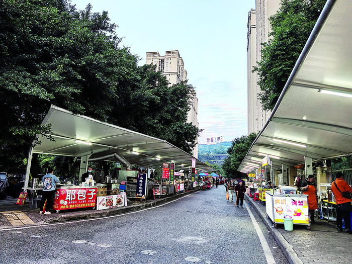 巴南用小摊位书写城市治理大文章